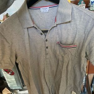 COPY - Thom Browne grey polo